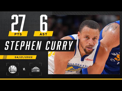 Steph Curry STAYS HOT off bench with 27 PTS & 6 AST video clip