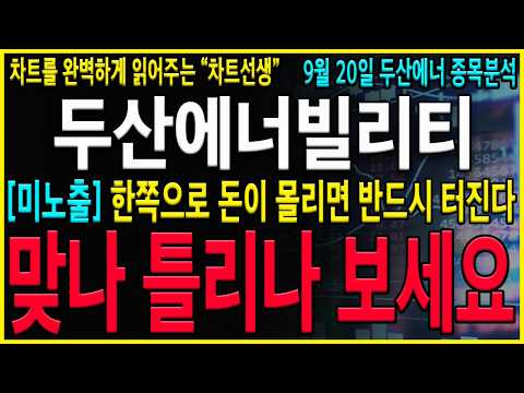 [두산에너빌리티 주가 <strong>전망</strong>] "긴급" 9.5 ~ <strong>10</strong> 1차 저항선 돌파시 무섭게 올라 갈 겁니다. 지금구간 대응전략 공유 #두산에너빌리티#차트선생