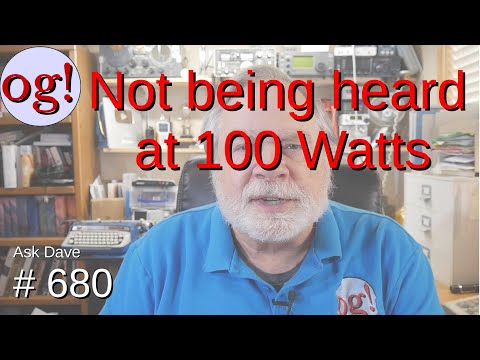 Not being heard at 100 Watts (#680)