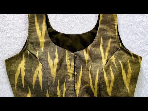 44 size ki Princess cut blouse cutting and stitching full video.#princesscutblouse