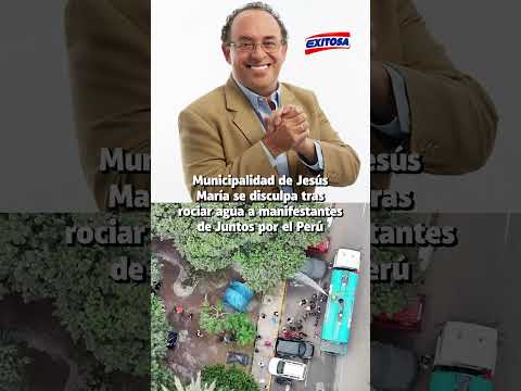 🔴🔵 Harry Mac Bride se disculpó por el incidente en el que se mojó a manifestantes de JP