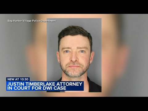 Justin Timberlake's attorney in court on singer's DWI charges in the Hamptons