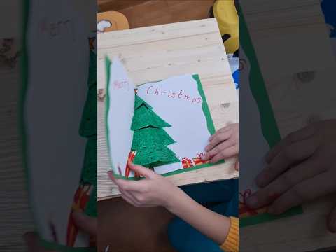 Crafting 3D Christmas Tree #christmas #crafting #papercraft  #christmascrafts #diy #snow