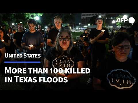 San Antonio holds candlelight vigil for Texas flood victims | AFP