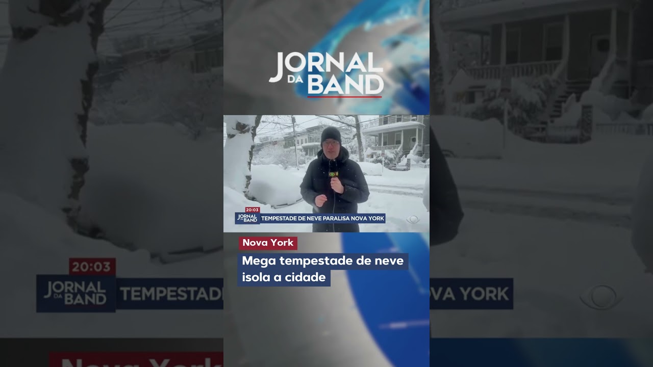Nova York: Mega tempestade de neve isola a cidade