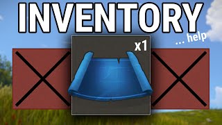 YouTube thumbnail for Brit's video titled 'Rust but I Locked My Inventory To 1 SLOT (send help)...'
