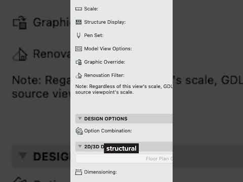 Easy View Setup with Pickup Parameters in Archicad