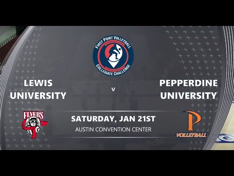 Lewis vs Pepperdine | First Point Volleyball Foundation Collegiate Challenge 🇺🇸🏐