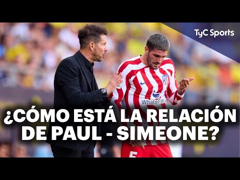 ¿POR QUÉ DE PAUL NO JUEGA EN EL ATLÉTICO MADRID?  LA RELACIÓN CON SIMEONE, SU FUTURO Y MÁS