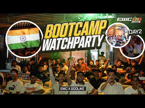 EWC WATCHPARTY DAY 2 FT. GODLIKE BOOTCAMP | TEAM GODLIKE 💛