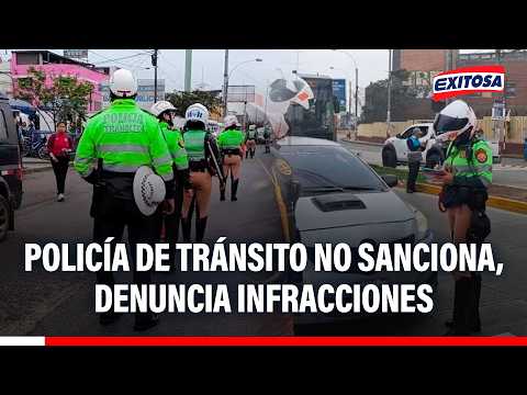 🔴🔵 José Palacios: Policía de tránsito no sanciona, denuncia infracciones al Reglamento de Tránsito
