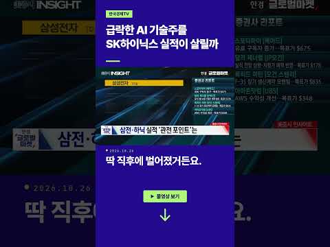급락한 AI 기술주를 SK하이닉스 실적이 살릴까ㅣ손석우ㅣ황수욱ㅣ이지환