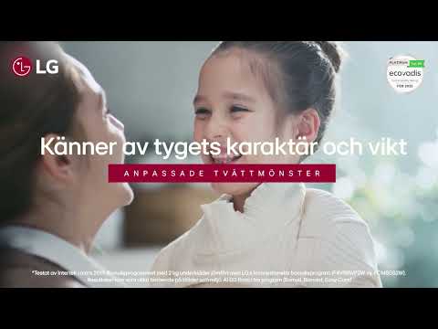 LG Tvättmaskin - Skonsammare tvätt med AI DD