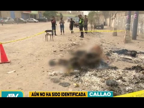 Mujer hallada calcinada en el Callao habría sido torturada antes de morir
