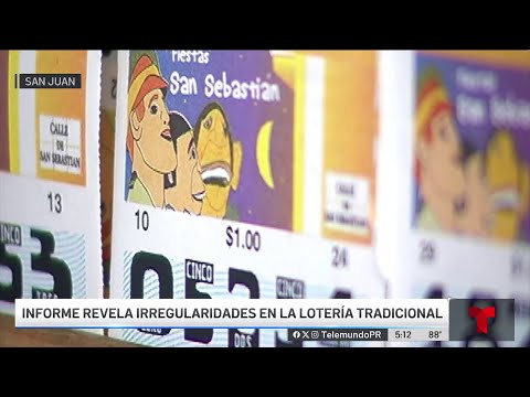 Revelan serias irregularidades en manejo de billetes de la lotería tradicional