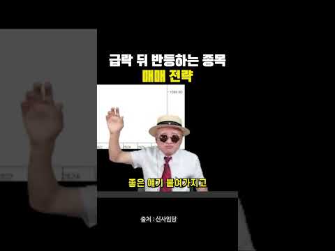 급락 뒤 반등하는 종목 <strong>매매</strong> 전략