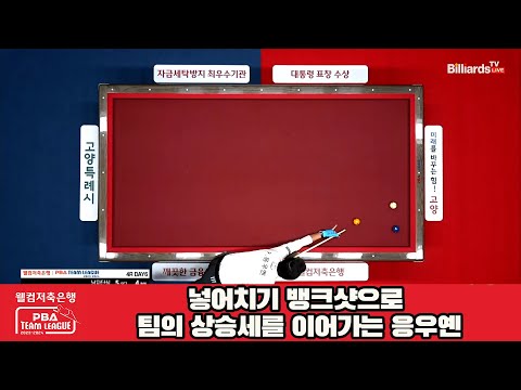 넣어치기 뱅크샷으로 팀의 상승세를 이어가는 P.응우옌[웰컴저축은행 PBA 팀리그 2023-2024] 4라운드