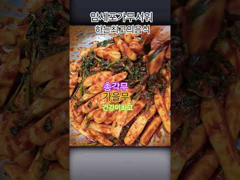 <strong>총각김치</strong>#암세포가무서워하는