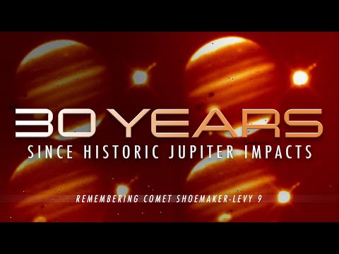 30 Years Since Historic Comet Impacts of Jupiter | Shoemaker-Levy 9