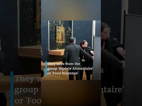 Activists throw soup at Mona Lisa in Paris | DW News