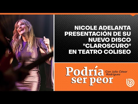Nicole adelanta presentación de su nuevo disco Claroscuro en Teatro Coliseo
