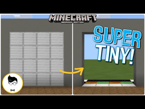 Minecraft BE TINY 4X4 HIPSTER DOOR! (PE/Xbox/PS4/Windows10/Switch)