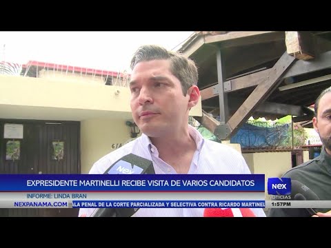 Expresidente Ricardo Martinelli reibe visita de varios candidatos en la embajada de Nicaragua