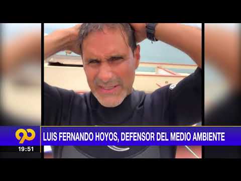 Luis Fernando Hoyos, el defensor del medio ambiente  y promotor de la limpieza de nuestras playas