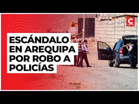 Policías asaltados en Arequipa: delincuentes le roban armas de guerra | Correo