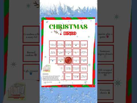 jeux de #Noël #bingo