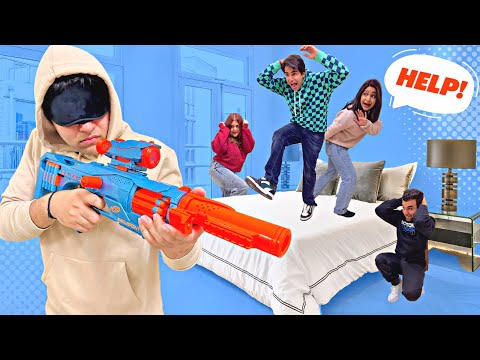 PLAYING BLINDFOLD CHALLENGE WITH MY FRIENDS | Rimorav Vlogs