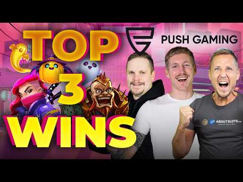 PUSH GAMING TOP 3 BIGGEST WINS EVER (CASINODADDY BIGGEST WINS)
