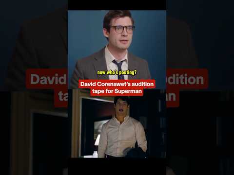 David Corenswet's audition tape for Superman included the argument at Lois' apartment! #superman
