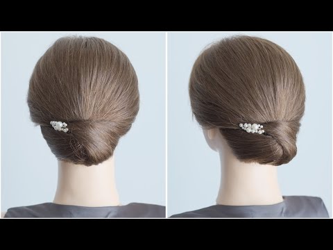 [ミディアムヘアアレンジ]大人女性にオススメ！上品なまとめ髪 ll Elegant Updo Hairstyle for Short to Medium Hair