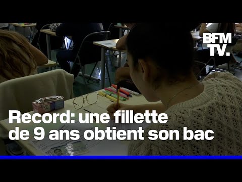 Un record battu pendant le bac 2025: une fille de 9 ans devient la plus jeune bachelière de France