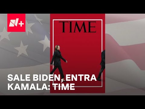 Sale Biden, entra Kamala: Así la Portada de la Revista Time