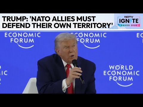 Trump Davos Speech | Trump At Davos: 'NATO Allies Must Defend Their Own Territory'