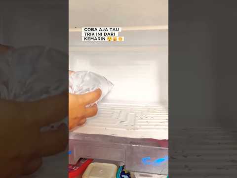 tips membuat es batu agar gampang diangkat #lifehacks #idekreatif