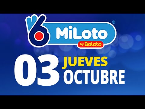 Resultado del MiLoto del Jueves 3 de Octubre de 2024  Ganador