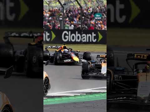 Lando Norris wins his first British Grand Prix as Oscar Piastri pays the penalty #news #itvnews #f1