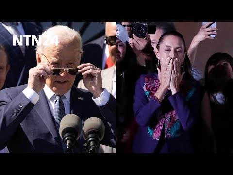 Presidente Joe Biden felicitó a Claudia Sheinbaum por su victoria en las elecciones de México