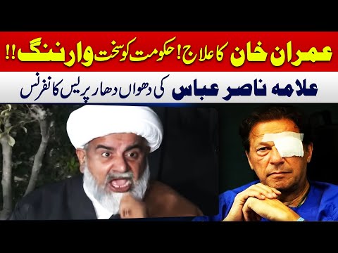عمران خان کاعلاج، حکومت کو سخت وارننگ، علامہ ناصرعباس کی پریس کانفرنس