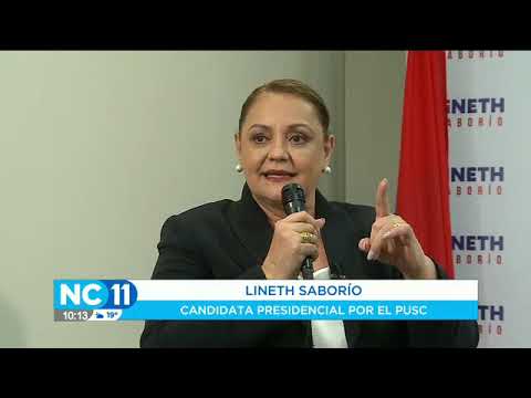 Unidad Social Cristiana inscribe a Lineth Saborío como candidata presidencial