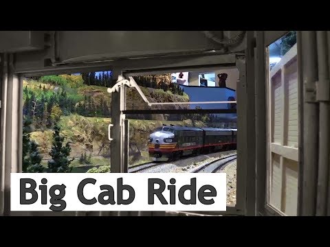 The Big Cab Ride (Westbound) at the Colorado Model Railroad Museum (Revised)