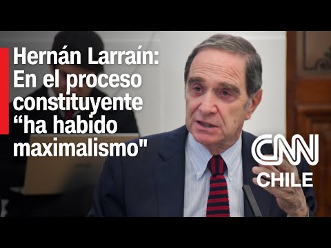 Hernán Larraín analiza el texto constitucional que está evaluando la Comisión Experta
