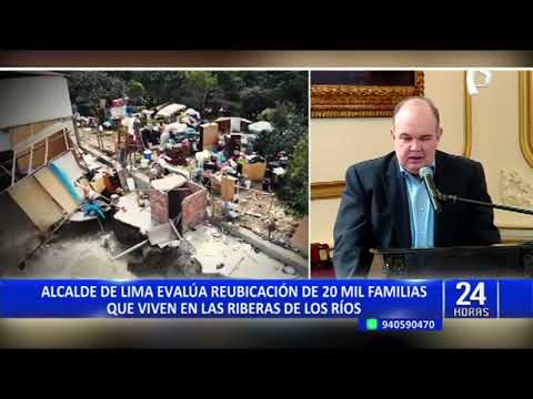 López Aliaga sobre huaicos: “el alcalde anterior no le había pagado al proveedor de maquinarias”