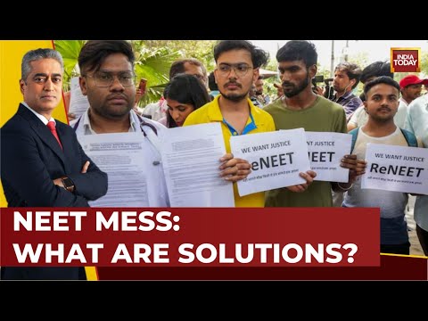 Rajdeep Sardesai LIVE | NEET Controversy LIVE News | Is There Need For Re-Test? | India Today LIVE