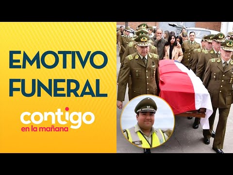 EMOTIVO FUNERAL: Así fue la despedida con honores del teniente Sánchez - Contigo en la Mañana