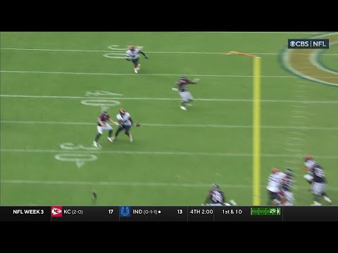 Roquan Smith INT Leads to Game Winning FG for Bears! video clip
