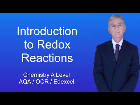 A Level Chemistry Revision “Introduction to Redox Reactions”